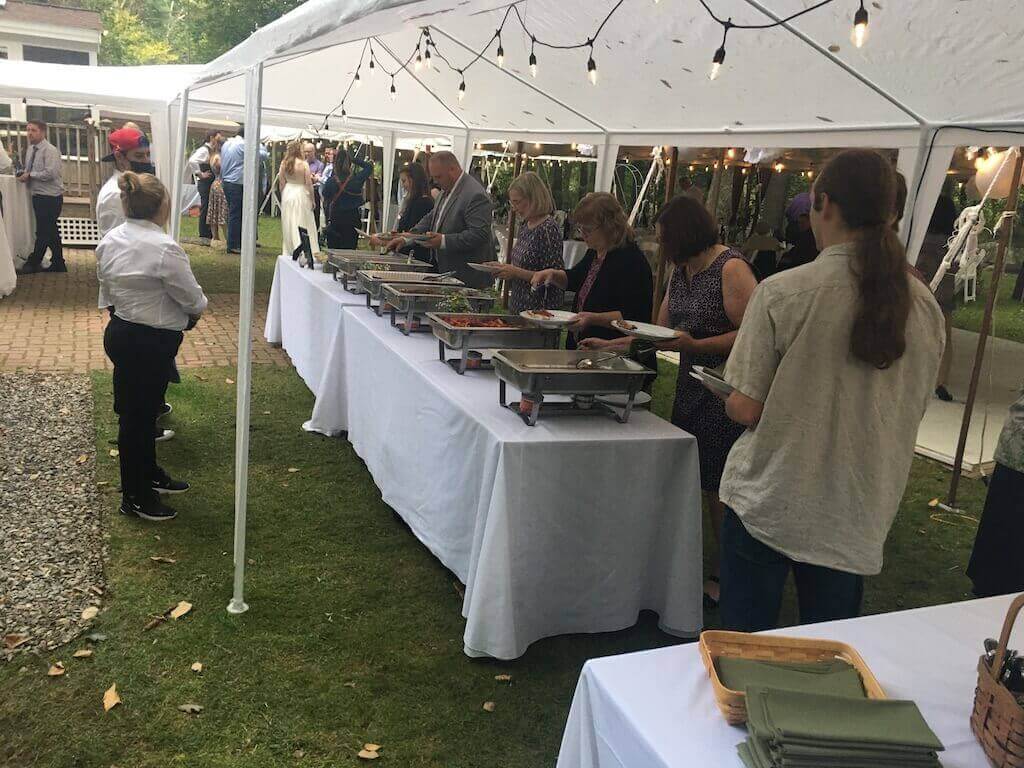 entrees station Heritage Food Truck Catering